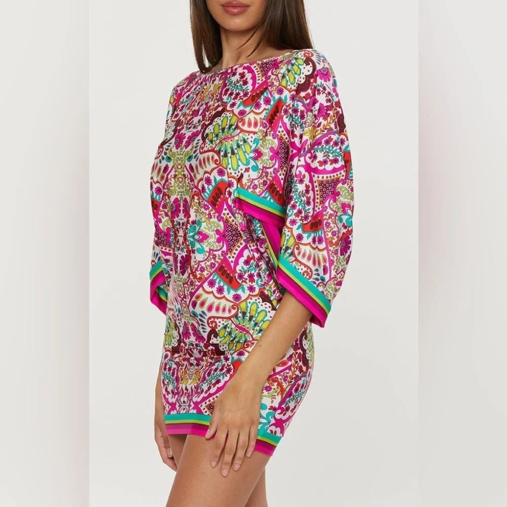 NWT Trina Turk Swimwear Cover Up Hawaiian Gradens Size XL